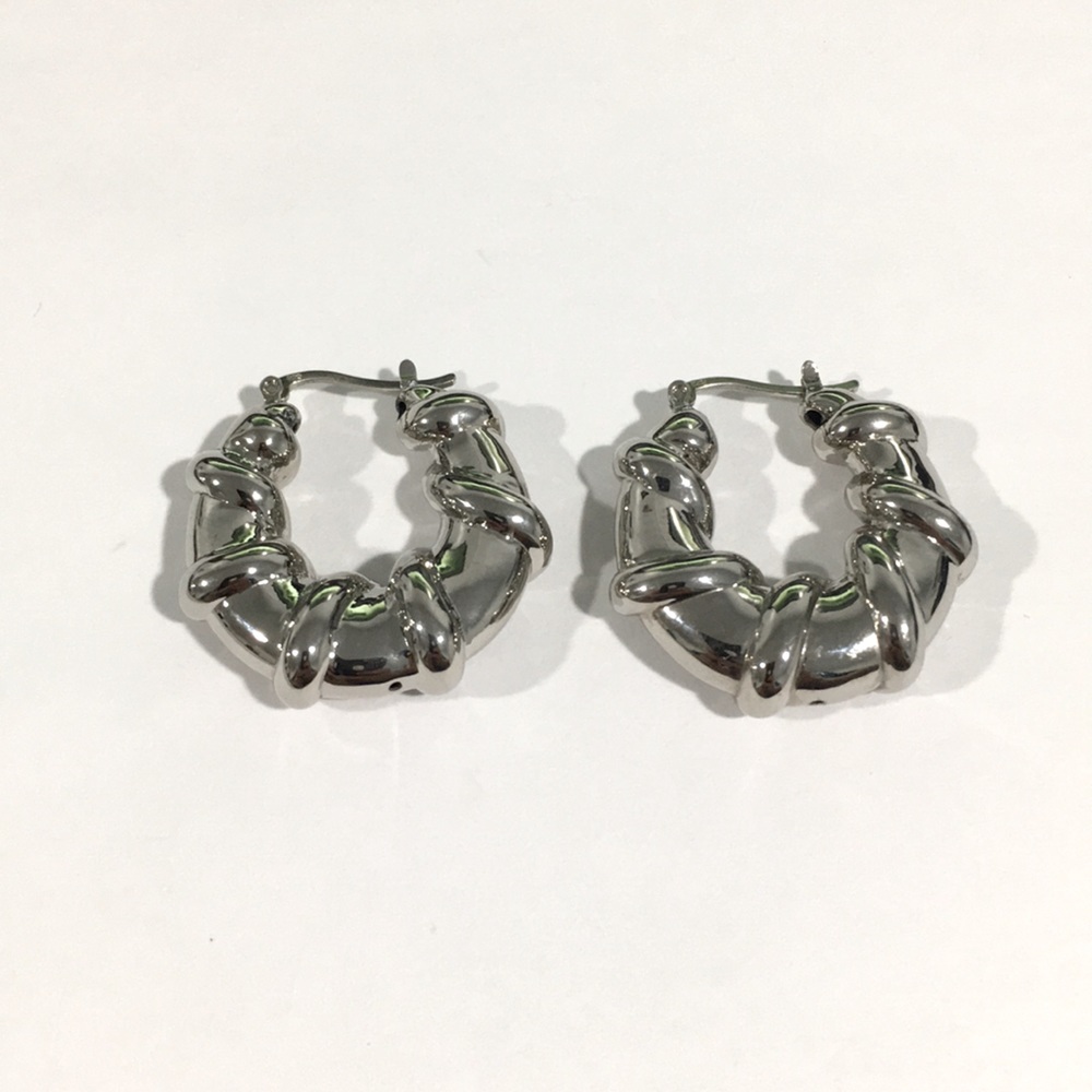 Twisted Hoop Earrings